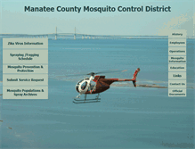 Tablet Screenshot of manateemosquito.com